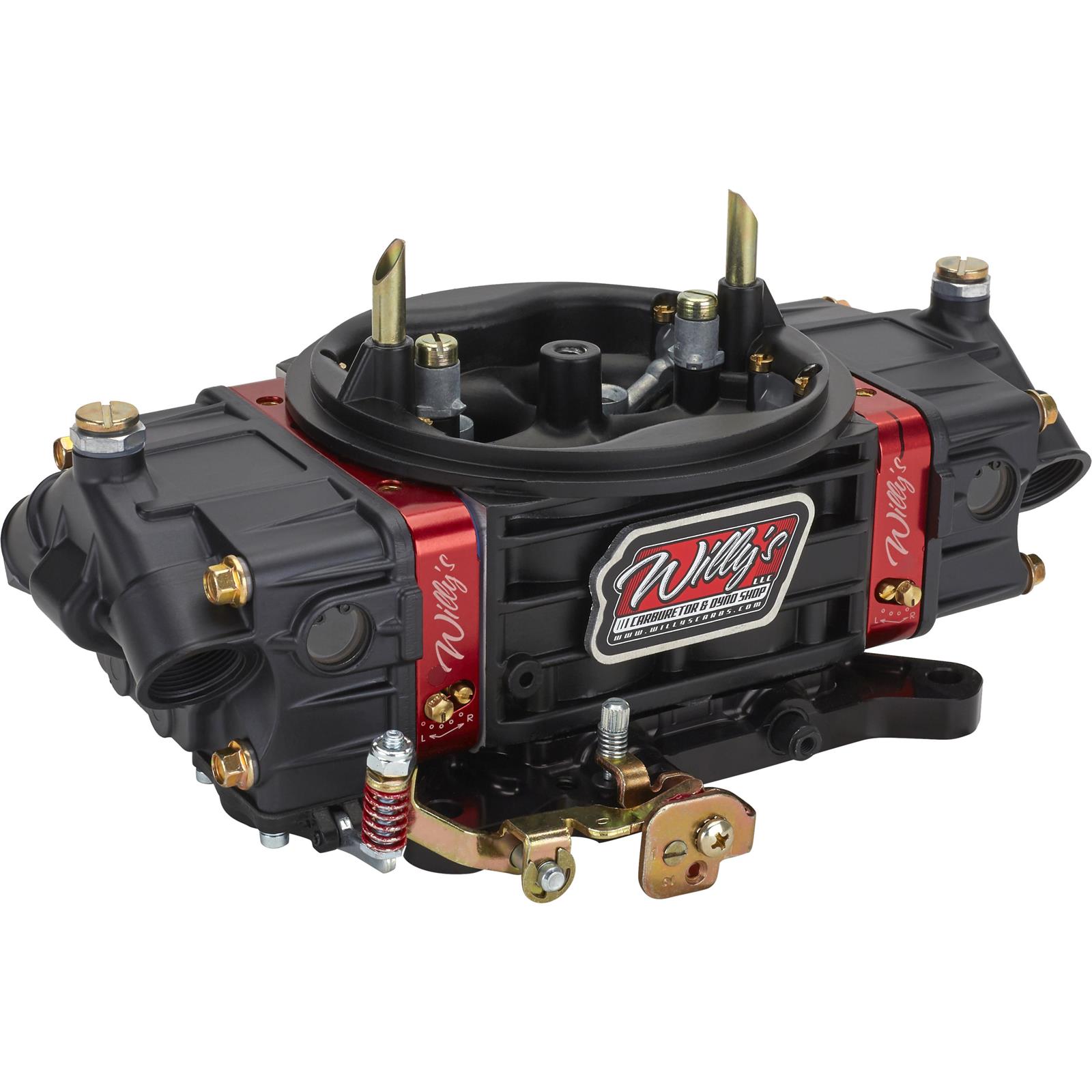 Willys Carbs WCD64002 HP Series Gas 4 Barrel Carburetor, 750 Base