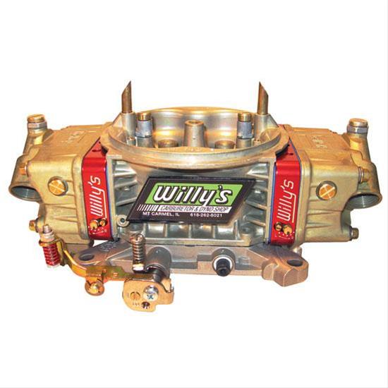 Willys Carbs WCD64001 HP Series Alcohol 4 Barrel Carburetor, 750 Base