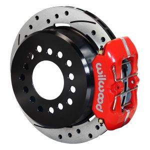 Wilwood 140-14400-DR Low-Profile Rear Parking Brake Kit, Red