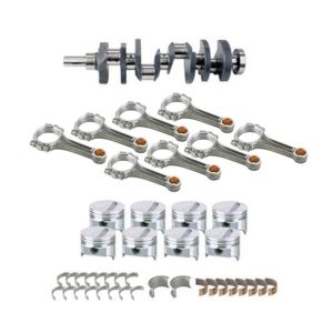 Forged Street SB Chevy 400 Rotating Assembly, 5.7 In I-Beam Rods
