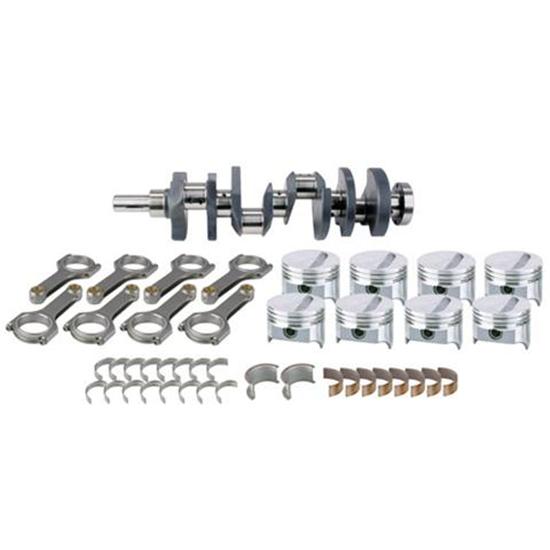 Forged Street SB Chevy 400 Rotating Assembly, 6 In I-Beam Rods