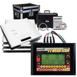 1 Weigh Electronic Racing Scale, Computer Wheel Car Scale w/ Case