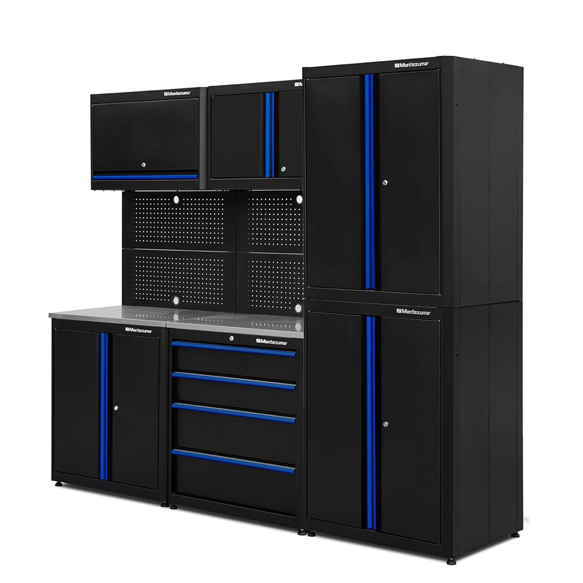 Montezuma BKMZSCDDD Standard 9 Pc. Storage Combo 3, 80×91.5×24 In