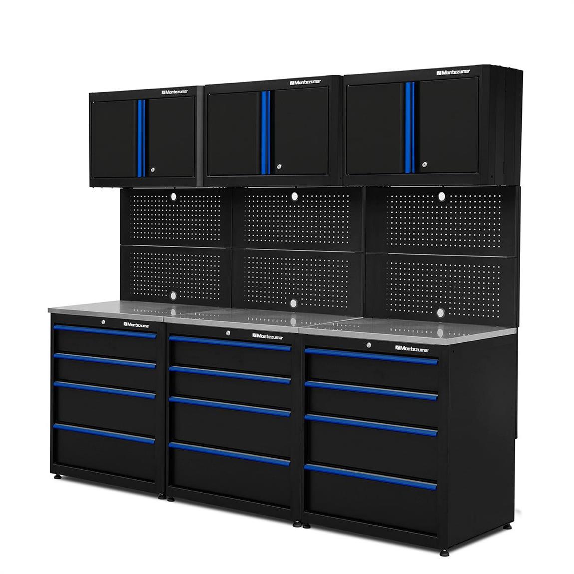 Montezuma BKMZSCBBC Standard 9 Pc. Storage Combo 2, 80×91.5×24 In