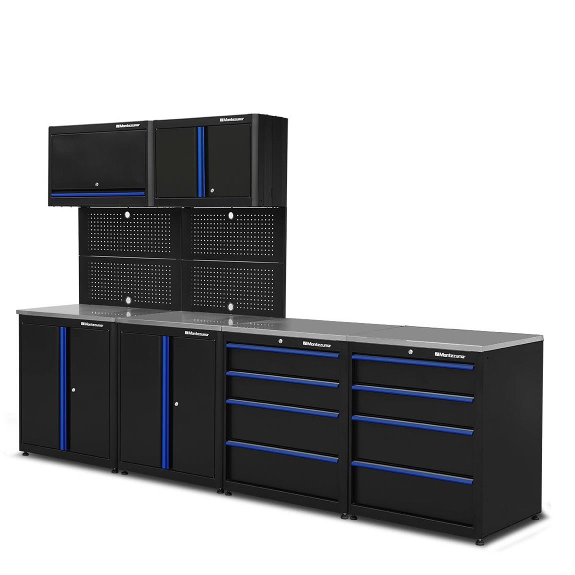 Montezuma BKMZSCBCH Standard 7 Pc. Storage Combo 2, 80×91.5×24 In