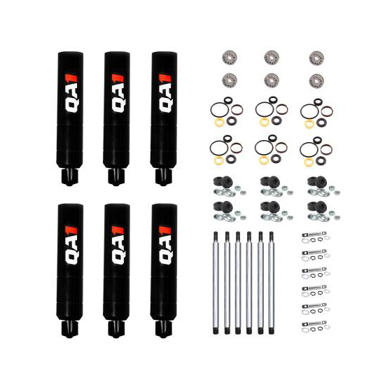 QA1 5Q68-DRY-6PK 5Q Series Shock Set/6, Twin Tube, Dry, 8 In