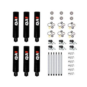 QA1 5Q7-DRY-6PK 5Q Series Shock Set/6, Twin Tube, Dry, 7 In
